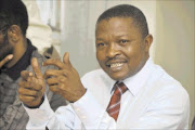 Mpumalanga premier David Mabuza seaking to the media after Standerton mayor, Juliet Radebe has been recalled after weeks of service delivery protests in the area. PIC: VATHISWA RUSELO. CIRCA MAY, 2010. © SOWETAN