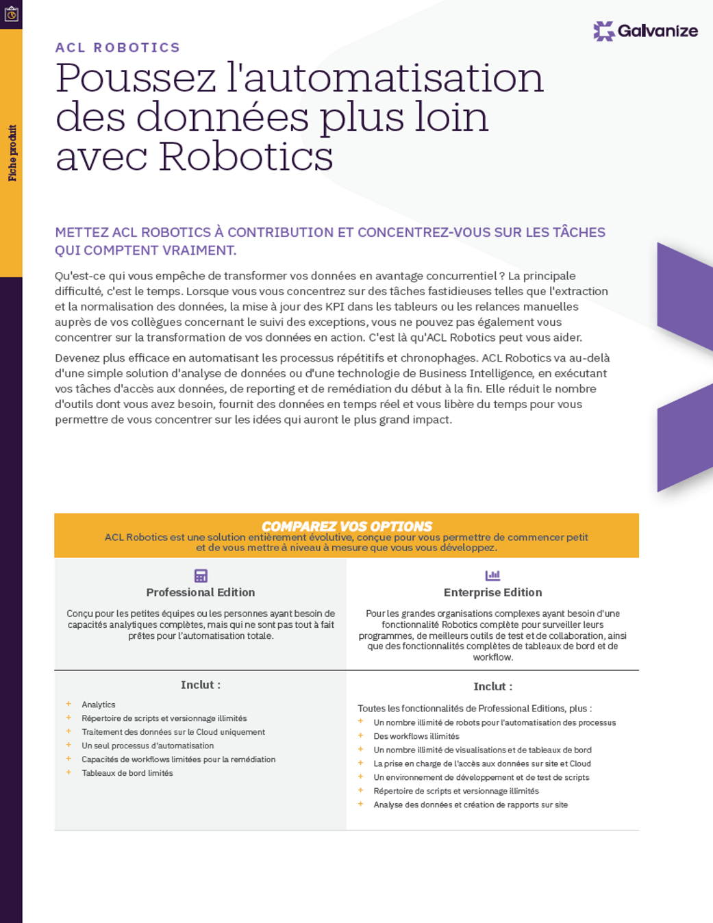 Poussez l'automatisation des données plus loin avec Robotics