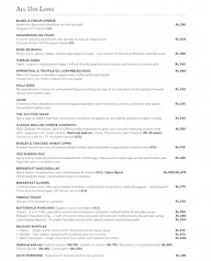 The Nutcracker menu 2