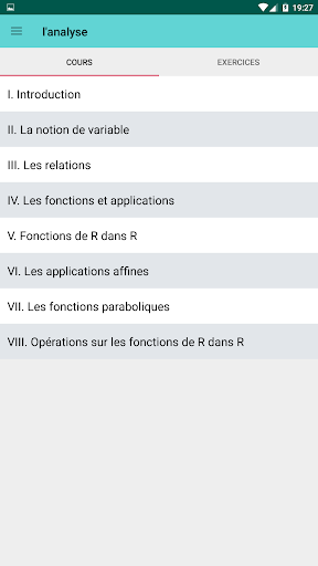 cours de maths 1ere année collège