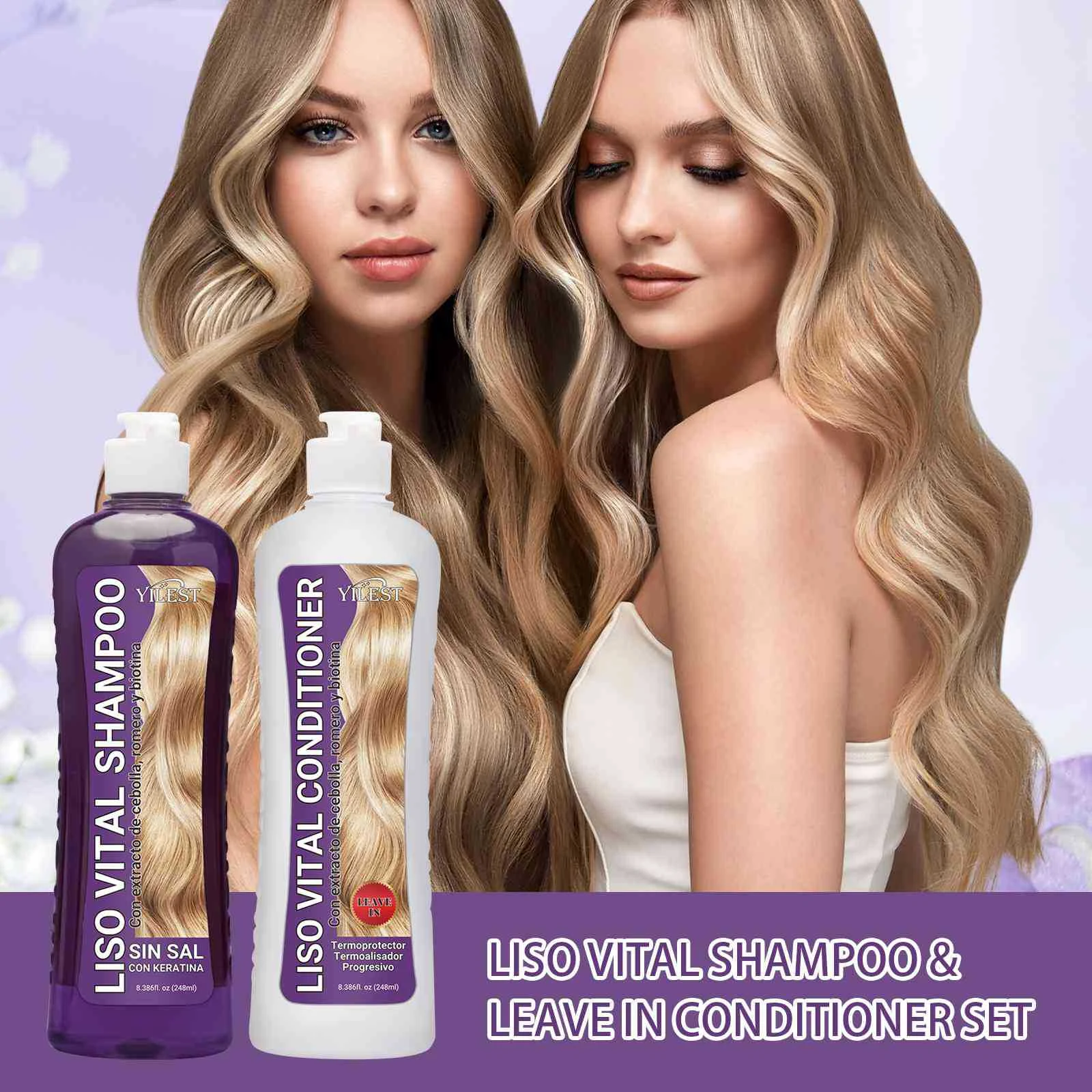 Title 1, Purple Onion Smoothing Vitality Shampoo Suit vo...