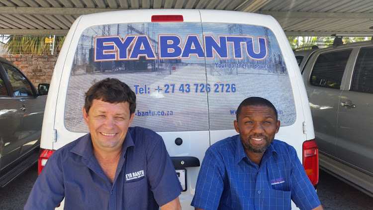 BROADER POTENTIAL: Mike Brown, left, and Mbuso Gqadu say Eskom-trained possible 'retrenchees' could look into Africa for opportunity.