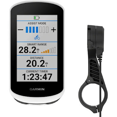 Garmin Edge Explore 2 Bike Computer Power Mount Bundle - GPS, Wireless, Black