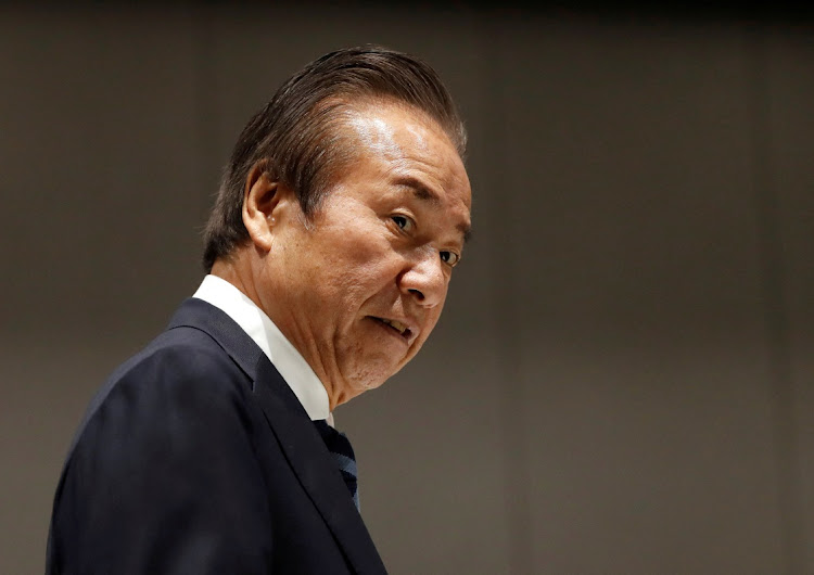 Tokyo Organising Committee of the Olympic and Paralympic Games then-board member Haruyuki Takahashi arrives at the Tokyo 2020 executive board meeting in Tokyo, Japan, in this March 30 2020 file photo. Picture: REUTERS/ISSEI KATO