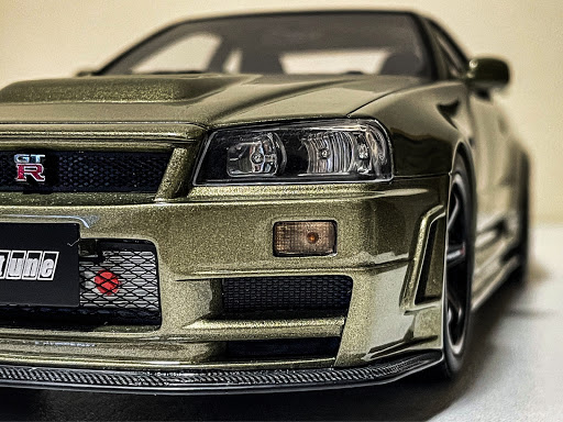 スカイライン GT-Rの34の日・ミニカー・1/18・ジャンボチョロQ スカイライン GT-Rの34の日・ミニカー・1/18・ジャンボチョロQ