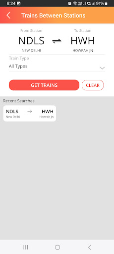 National Train Enquiry System screenshot #5