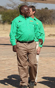 Cyril Ramaphosa at the Phala Phala Wildlife game farm.