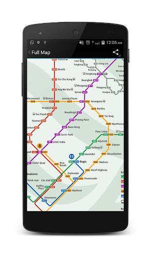 Singapore MRT Map