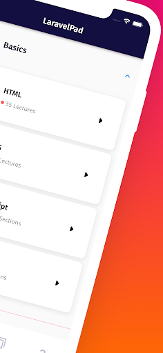 Screenshot Learn Laravel Coding Offline