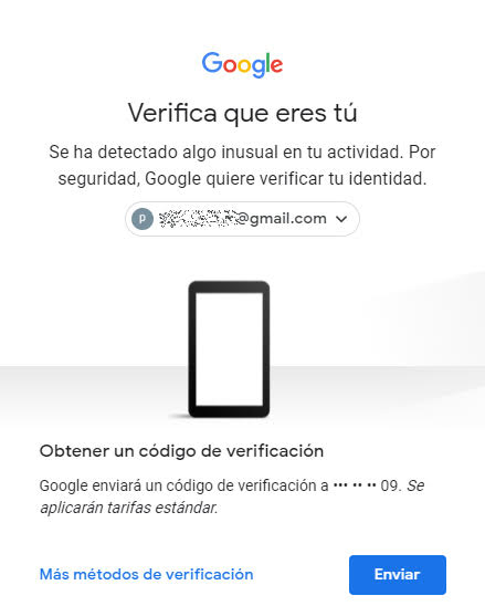 Activar la verificación en 2 pasos