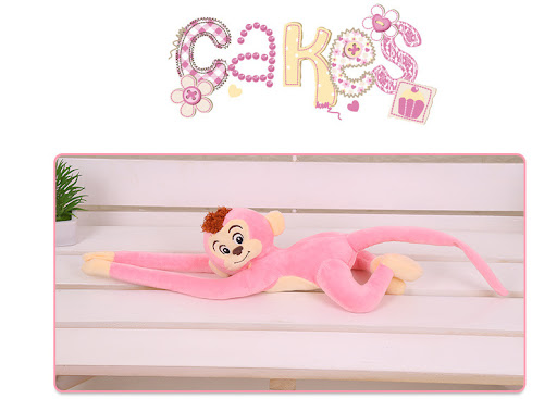 Title 3, Plush Toy Long Arm Hanging Monkey Curtain Home ...