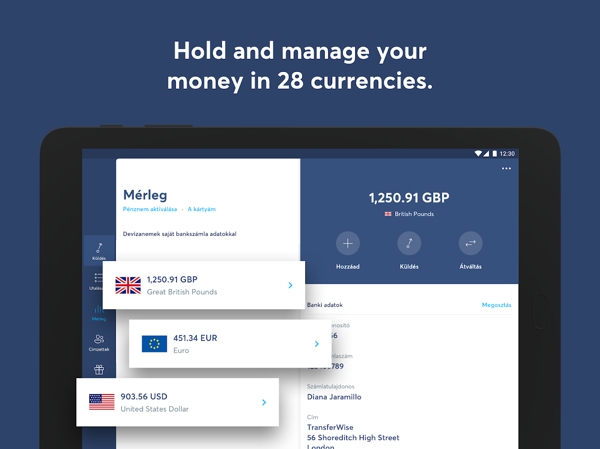   TransferWise Money Transfer- 스크린샷 