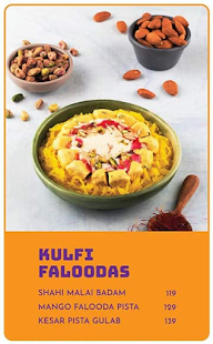 Joshh Kulfi menu 1