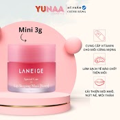 Mặt Nạ Ngủ Cho Môi Laneige Lip Sleeping Mask Berry 3G [Yunaa Cosmetics]