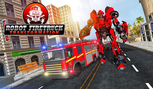 Firefighter Real Robot Rescue Firetruck Simulator