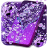 Purple diamond lock screen icon