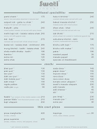 Swati Snacks menu 3