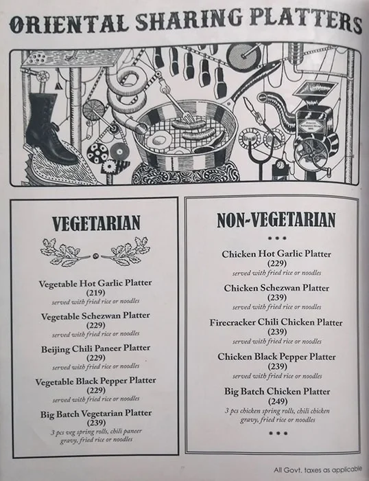 Cantino menu 