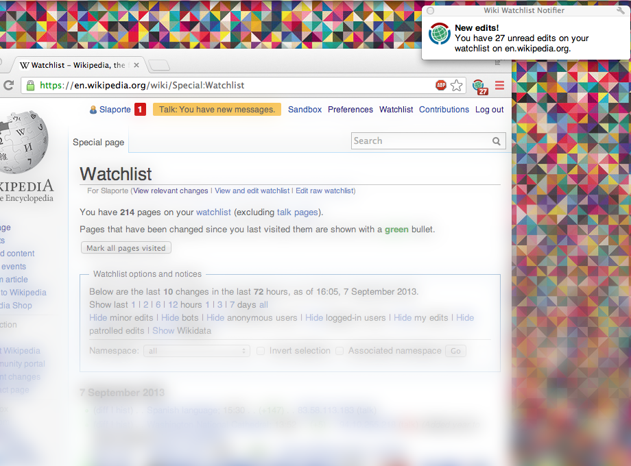 Wiki Watchlist Notifier Preview image 0