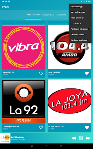 Bogotá radios online