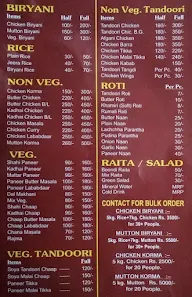 Mughlai Point menu 2