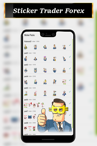 Sticker Forex Trader For WAStickerapps