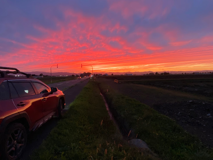 RAV4のセンシュアルレッドマイカ・北海道に関するカスタム事例の投稿画像4枚目
