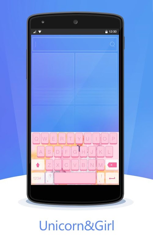 Android application Unicorn and Girl screenshort