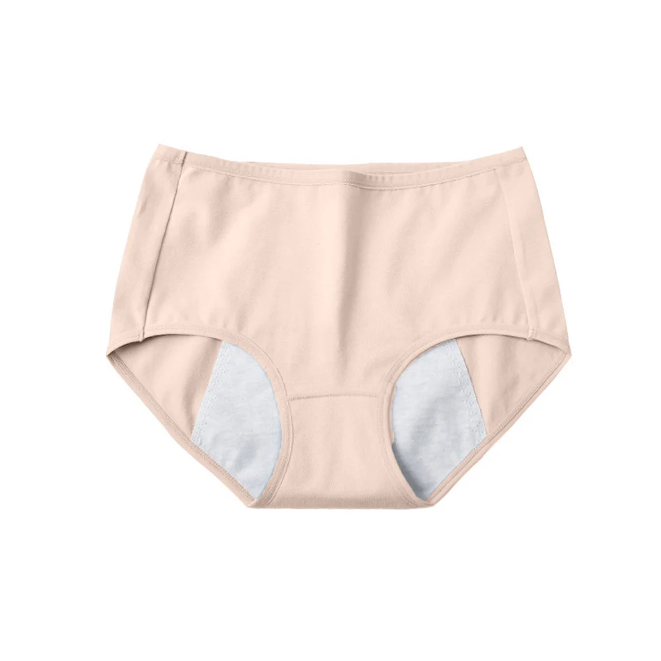 Menstruatiebroekje voor dames, middelhoge taille, anti-lek, veiligheid tijdens de menstruatie, hygiënische broek.