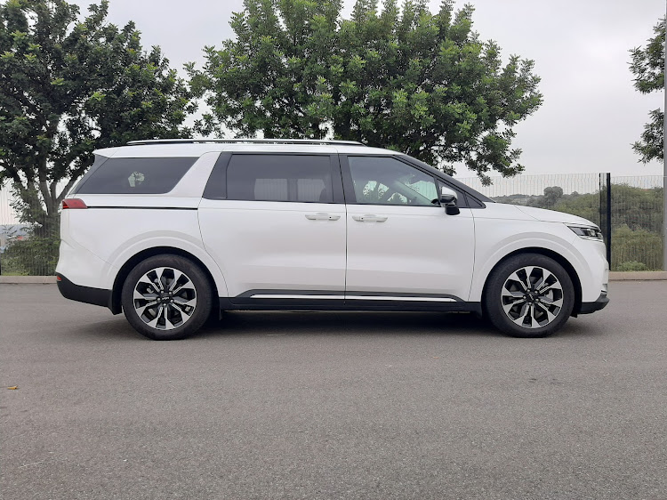 Dark tinted windows and 19-inch alloys give off a menacing vibe.