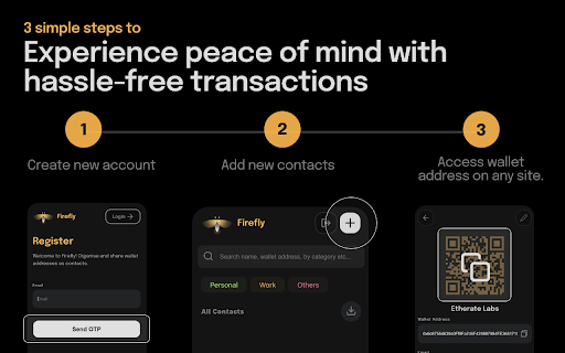 Firefly Walletbook: Save & Share Web3 Address