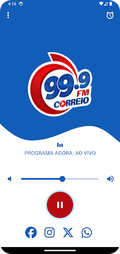 Screenshot Correio FM Canaã