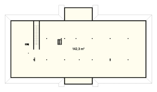 Polana dr-S - Rzut poddasza