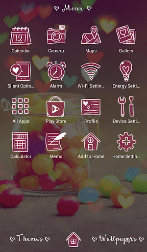 Rainbow Candy +HOME Theme 1.0.0 Windows u7528 2