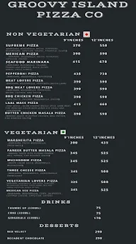 Groovy Island Pizza Co. menu 1