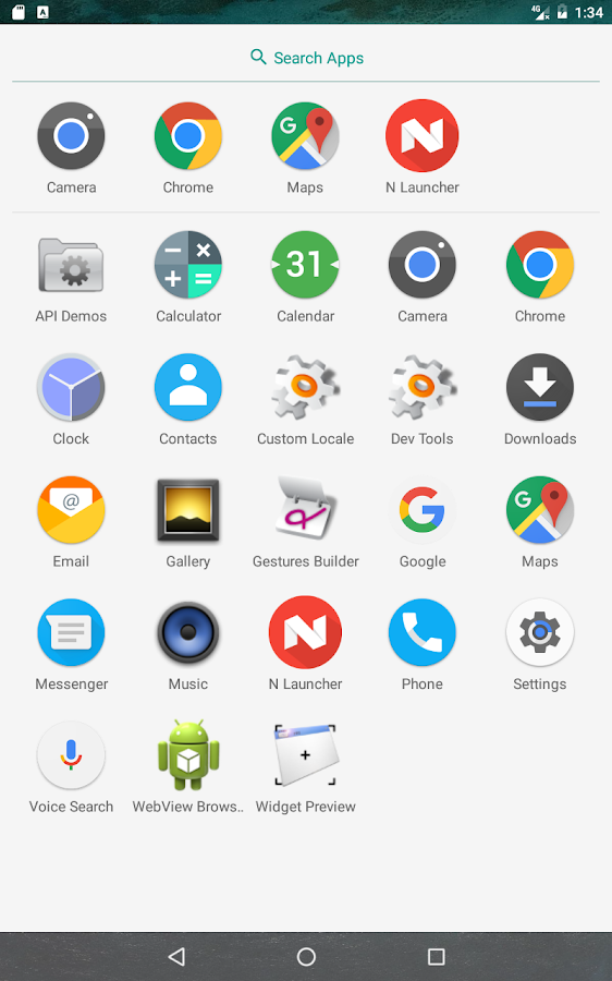   N Launcher Pro - Nougat 7.0- 스크린샷 