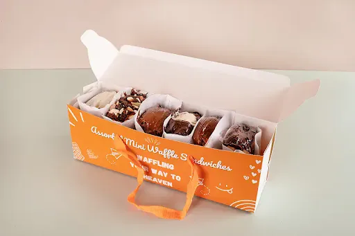 Mini Waffle Pack Of 6 Chocolate Box