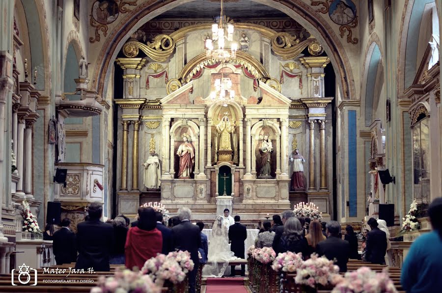 Bröllopsfotograf Mateo Jara Hurtado (mateojara). Foto av 25 september 2018