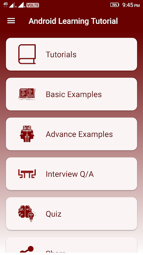 Learn Android Tutorial - Android App Development - v1.6