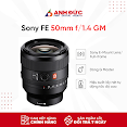 Ống Kính Sony Fe 50Mm F/1.4 Gm - Hàng Chính Hãng