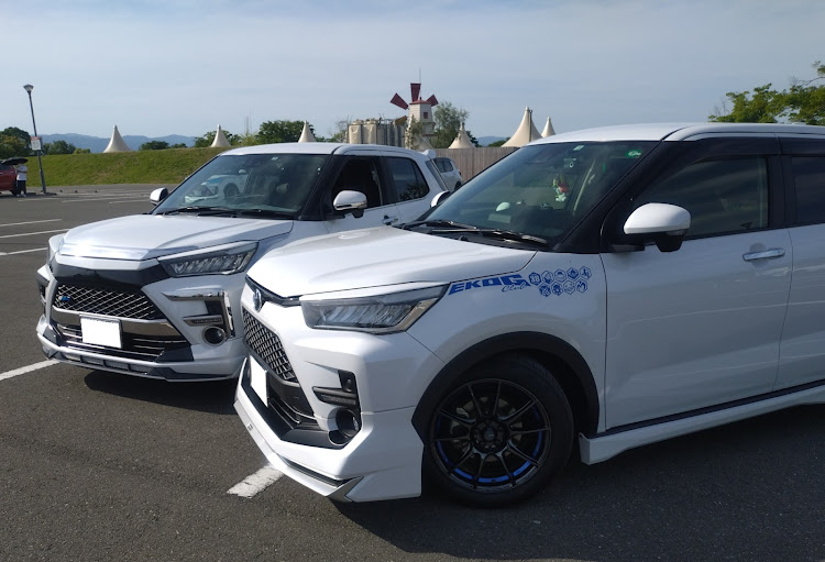 ライズのGRカローラに遭遇・オフ会道中・いつもイイネ&コメントありがとうございます🙇‍♂️・オフ会お疲れ様でした・NOBLESSE フルエアロに関するカスタム事例の投稿画像5枚目