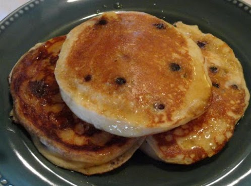 Fluffy Lemon-Blueberry Pancakes