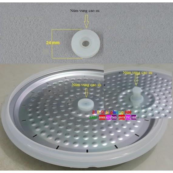 Núm Vung Cao Su Nồi Áp Suất Điện Sunhouse