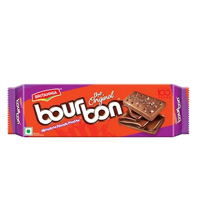 Britannia Bourbon Chocolate Cream Biscuits - 150 gm