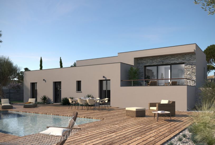  Vente Terrain + Maison - Terrain : 1 243m² - Maison : 110m² à Aigues-Vives (34210) 