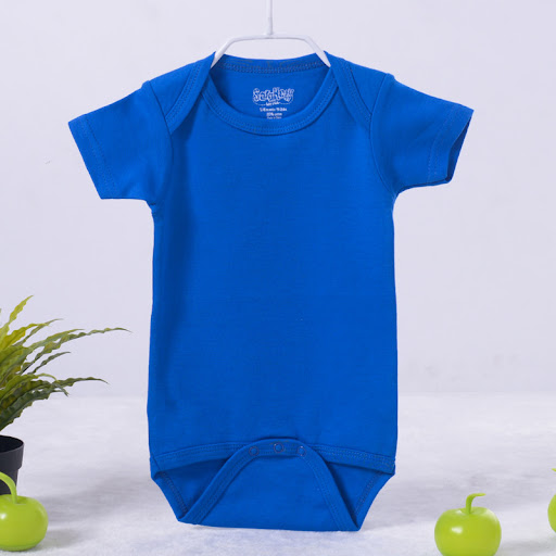 Title 2, Baby crawling romper jumpsuit, cotton short-sle...