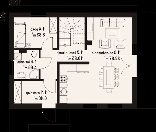 Olesno 6m - Rzut parteru