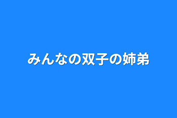 みんなの双子の姉弟 3話