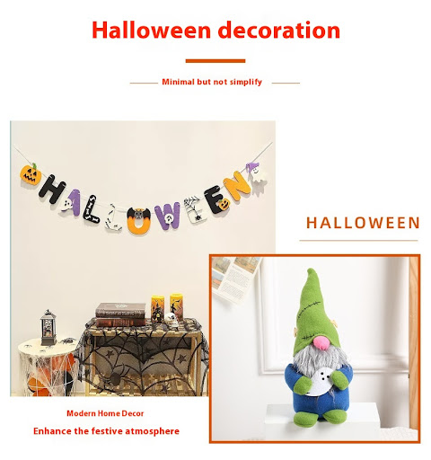 Title 8, Halloween Decoration Doll Simple Style Modern C...