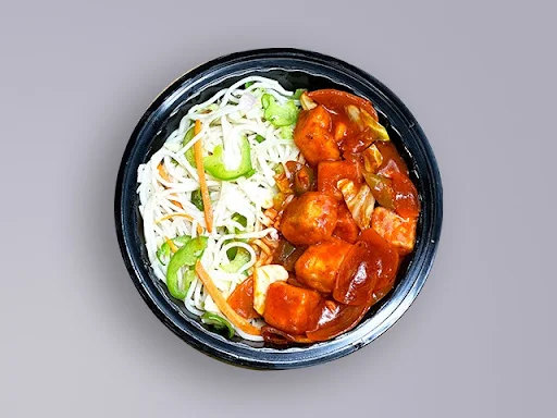 Veg Noodles With Paneer Chilly